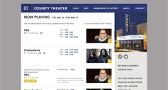 Desktop Screenshot of countytheater.org